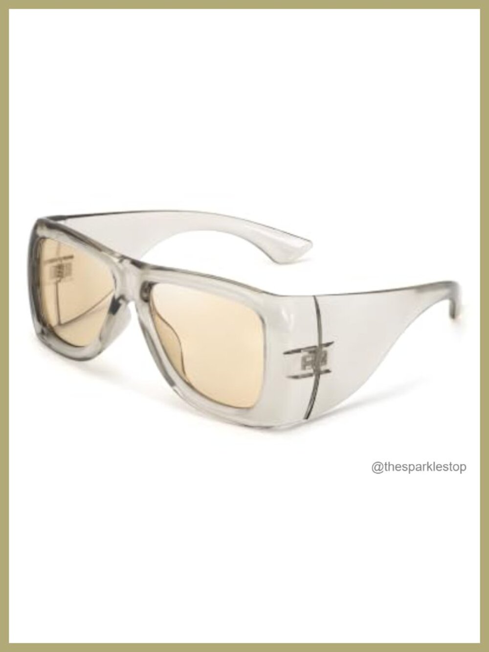 Oversized Wraparound Rectangle Sunglasses Uv400 Polarized Unisex